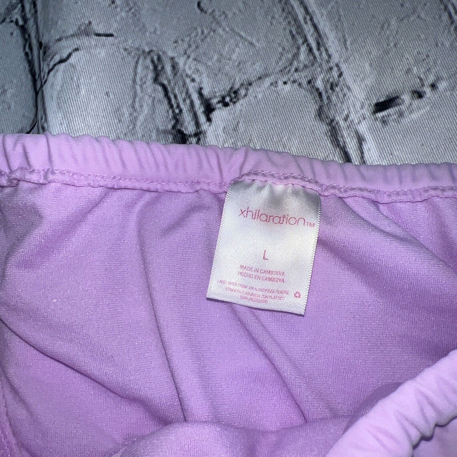 Xhilaration Tie Sides Adjustable Bikini Swimwear Bottom Lavender Women's L Nwot — image 5 of 5